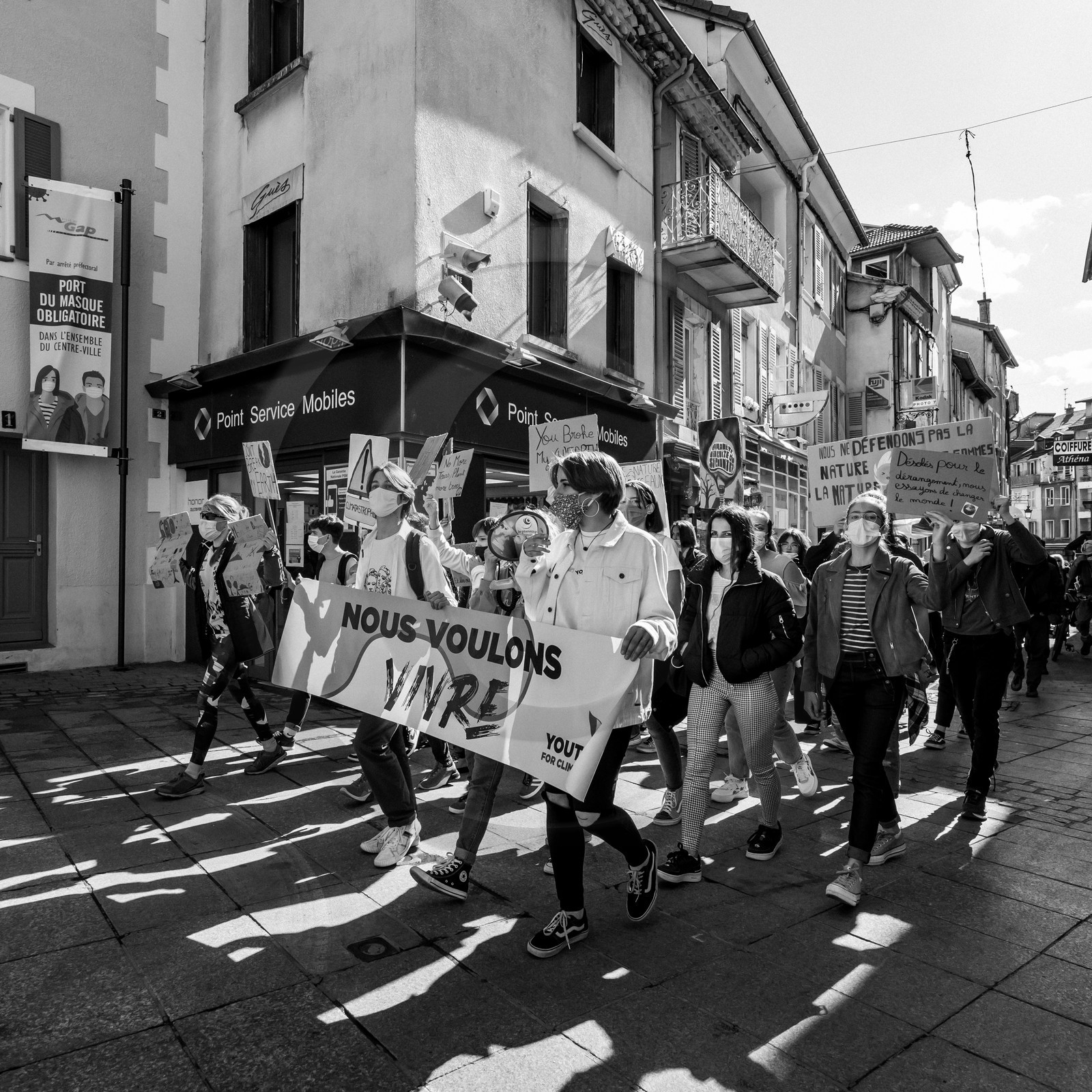 27 mars 2021 : Manifestation des jeunes pour le climat à Gap 27 mars 2021 : Manifestation des jeunes pour le climat à Gap