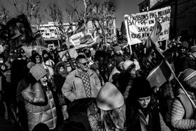 31 janvier 2023 : Manifestation contre la réforme des retraites. Plus de 4000 personnes dans les rues de Gap (Hautes-Alpes).