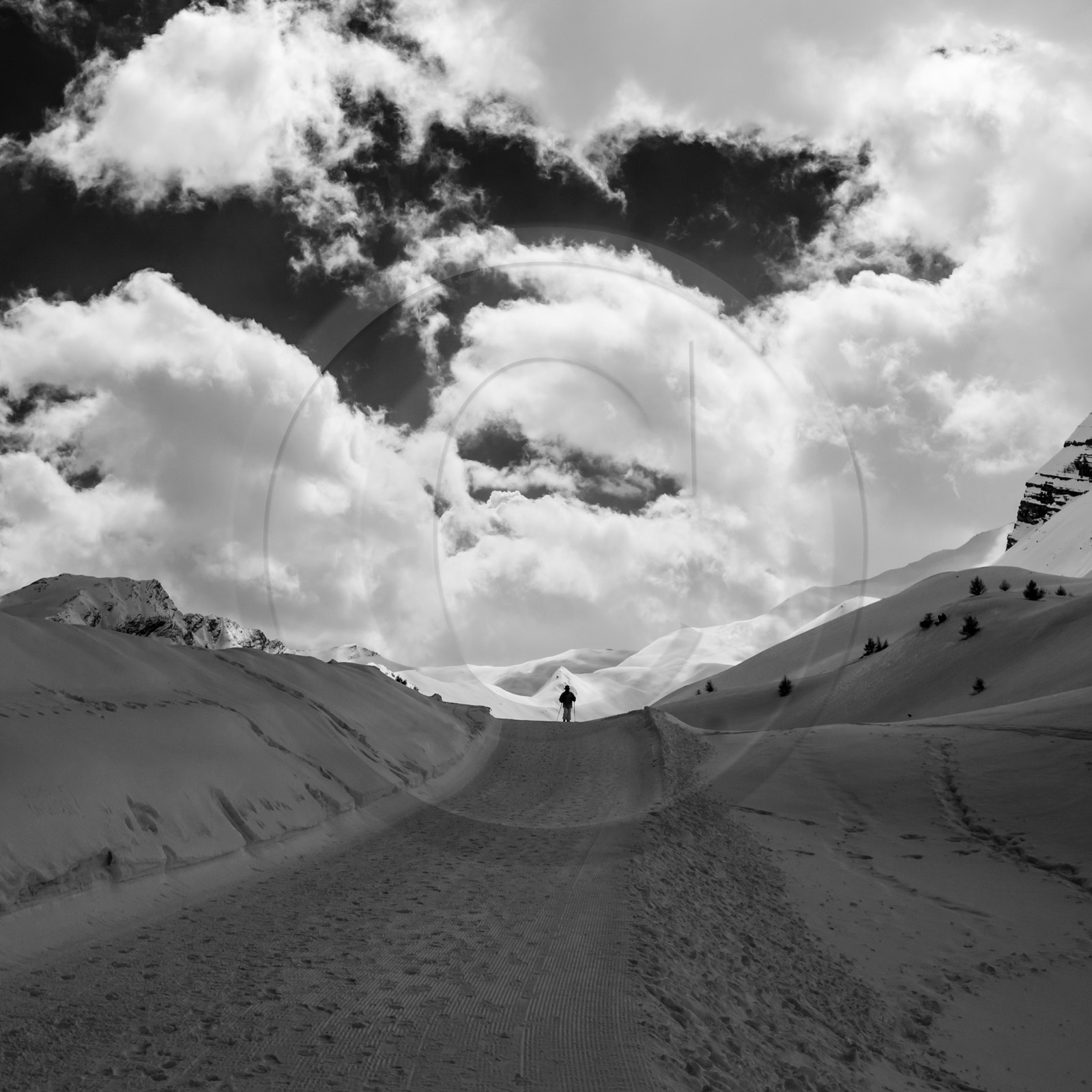Neige au Col de Vars