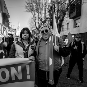 31 janvier 2023 : Manifestation contre la réforme des retraites. Plus de 4000 personnes dans les rues de Gap (Hautes-Alpes).