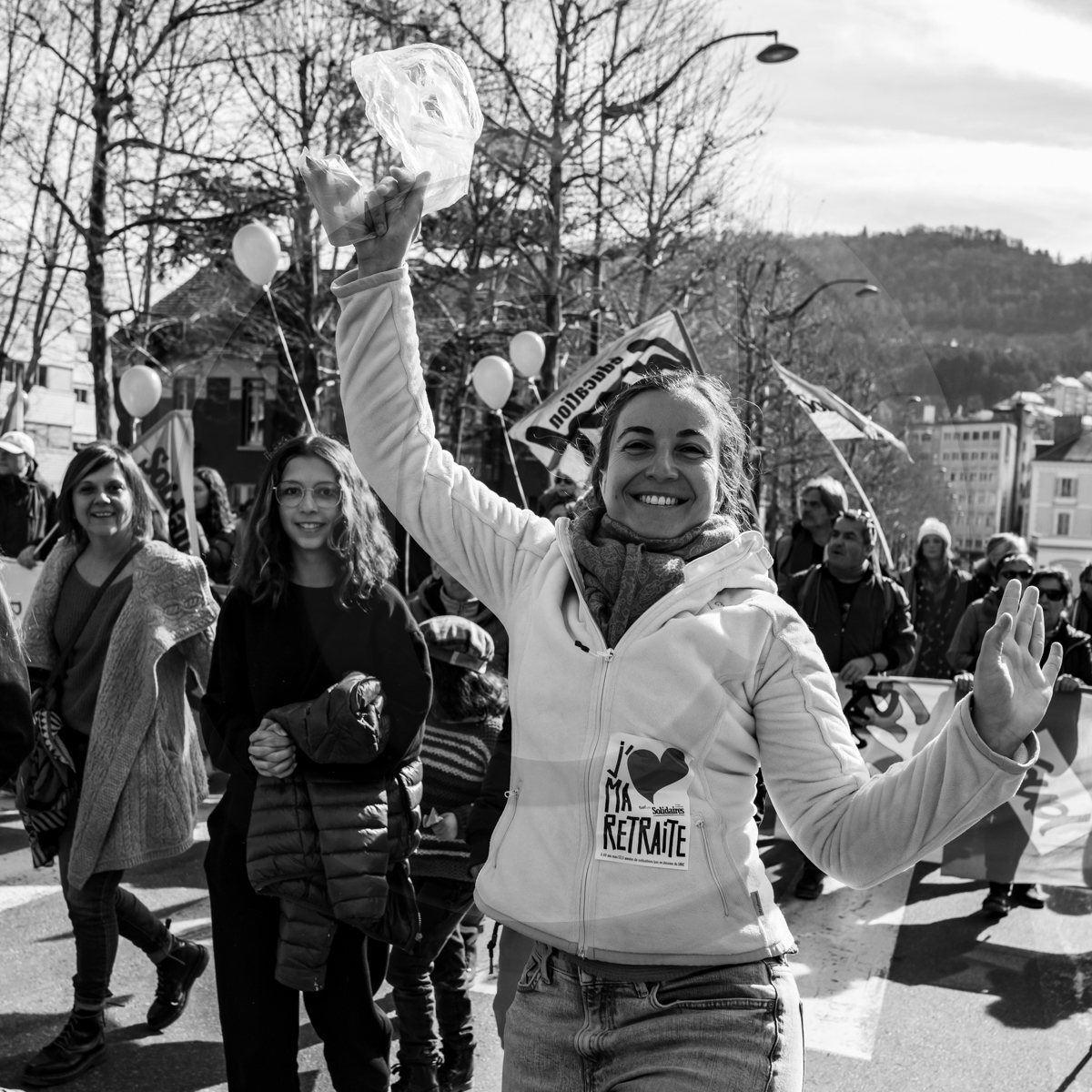 7 mars 2023 : Manifestation contre la réforme des retraites à Gap