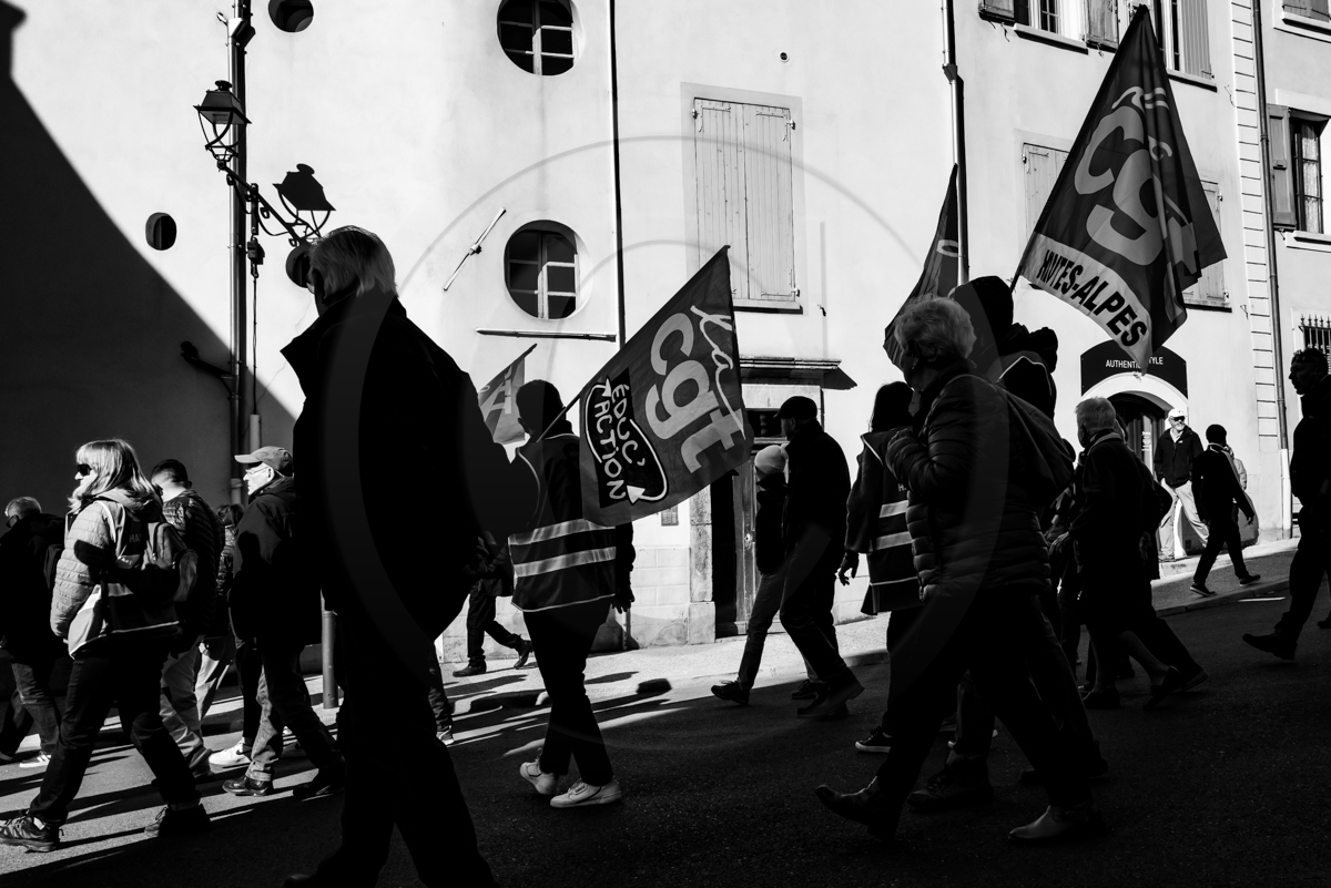 28 mars 2023 : Manifestation contre la réforme des retraites à Gap