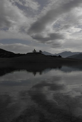 Chapelle Saint Michel - Lac de Serre-Ponçon (Hautes-Alpes   France)
