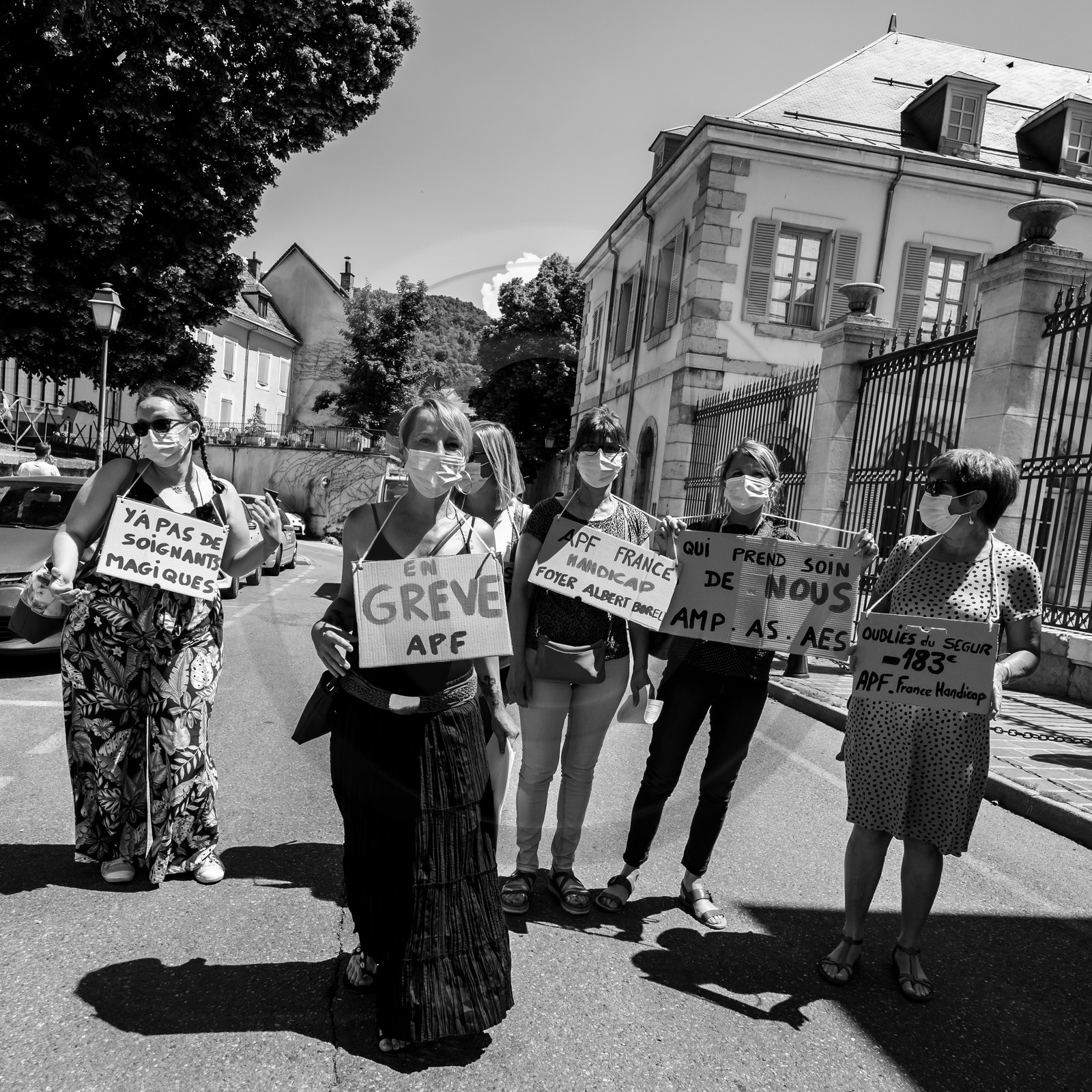 15 juin 2021 à Gap (Hautes-Alpes) : Manifestation des soignants oubliés du Ségur de la santé. 15 juin 2021 à Gap (Hautes-Alpes) : Manifestation des soignants oubliés du Ségur de la santé.