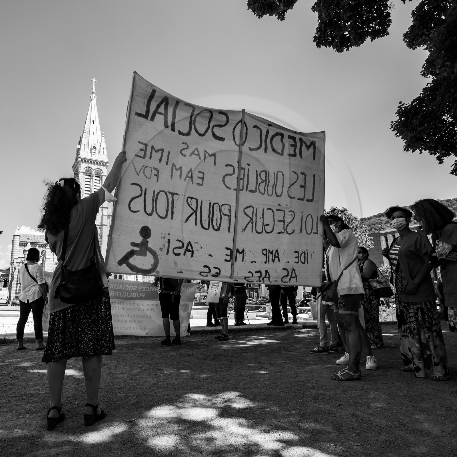 15 juin 2021 à Gap (Hautes-Alpes) : Manifestation des soignants oubliés du Ségur de la santé. 15 juin 2021 à Gap (Hautes-Alpes) : Manifestation des soignants oubliés du Ségur de la santé.