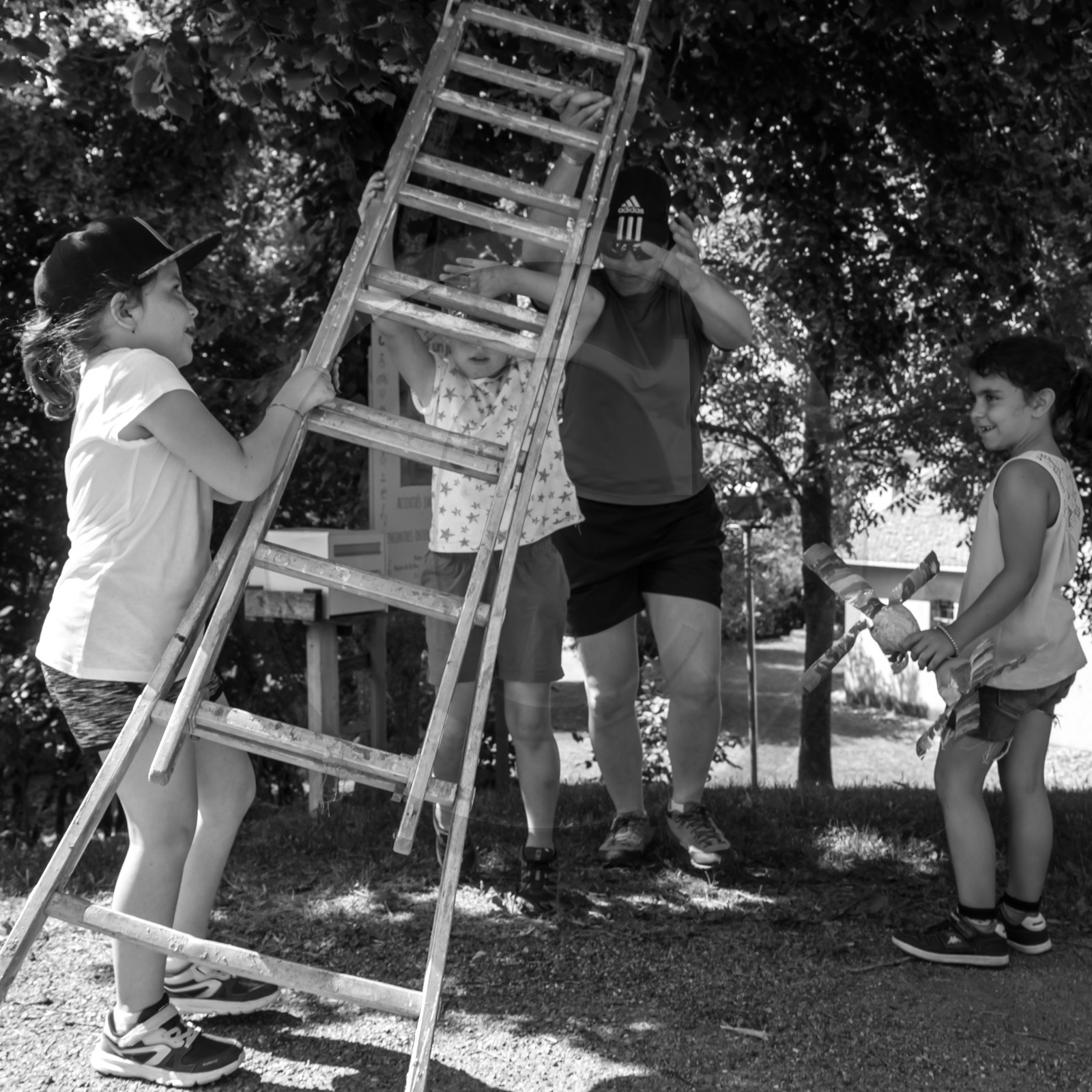 Avec l'école de Saint-Bonnet