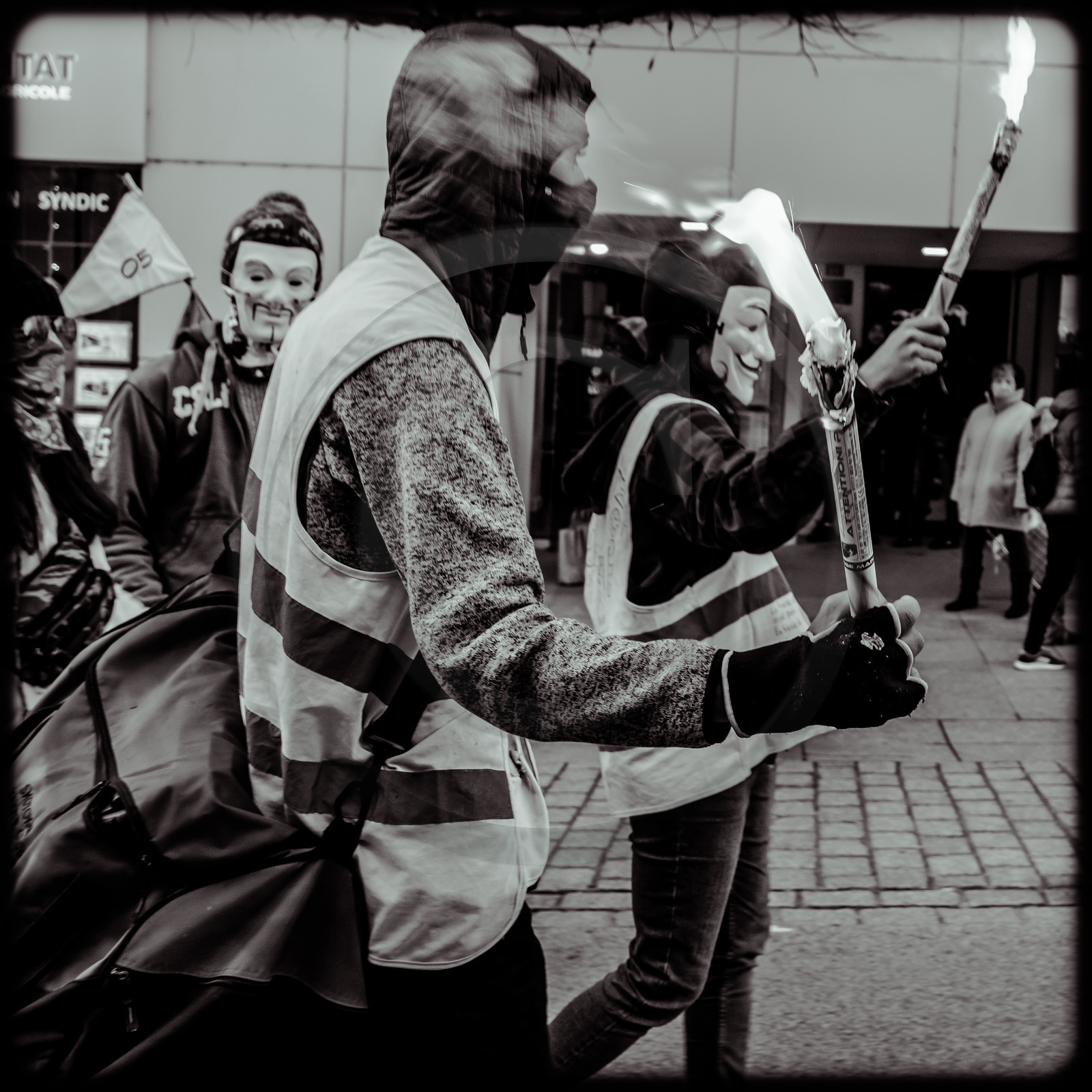 Manifestation à Gap le 10 décembre 2019. Manifestation à Gap le 10 décembre 2019.