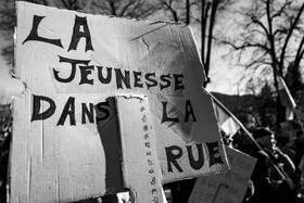 16 février 2023 : Manifestation contre la réforme des retraites à Gap (Hautes-Alpes)