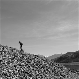 Serre-Ponçon, basses eaux