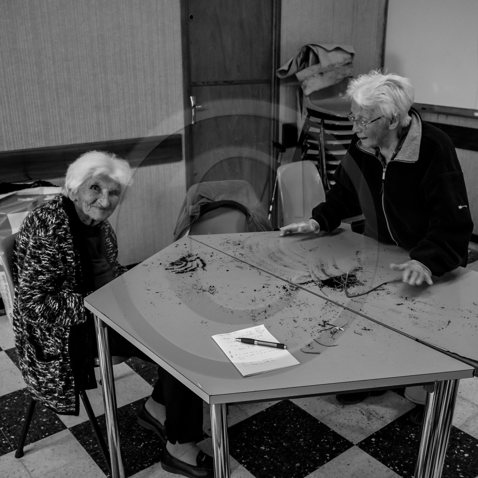 Atelier repiquage de plants de ciboulettes - 05 04 2017