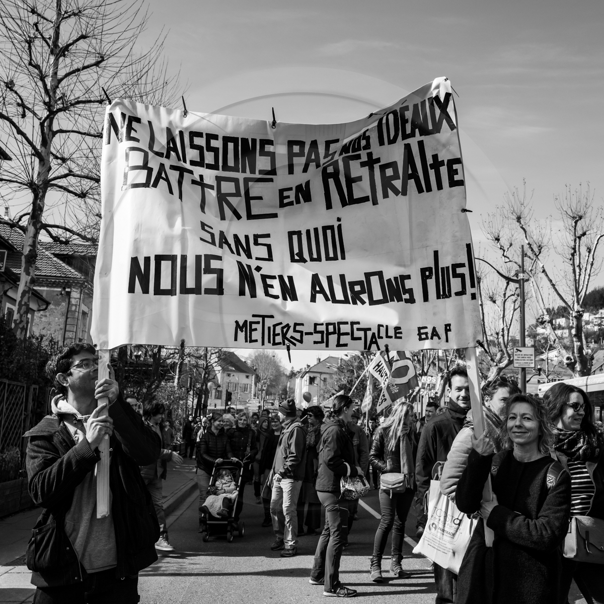 7 mars 2023 : Manifestation contre la réforme des retraites à Gap