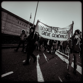 Manifestation à Gap le 10 décembre 2019.