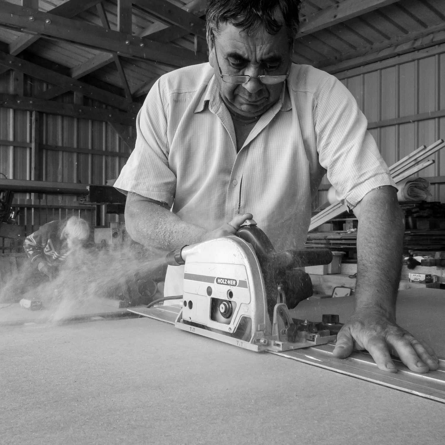 Construction d'une cabane