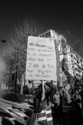 19 janvier 2023 : Manifestation pour le défense des retraites à Gap