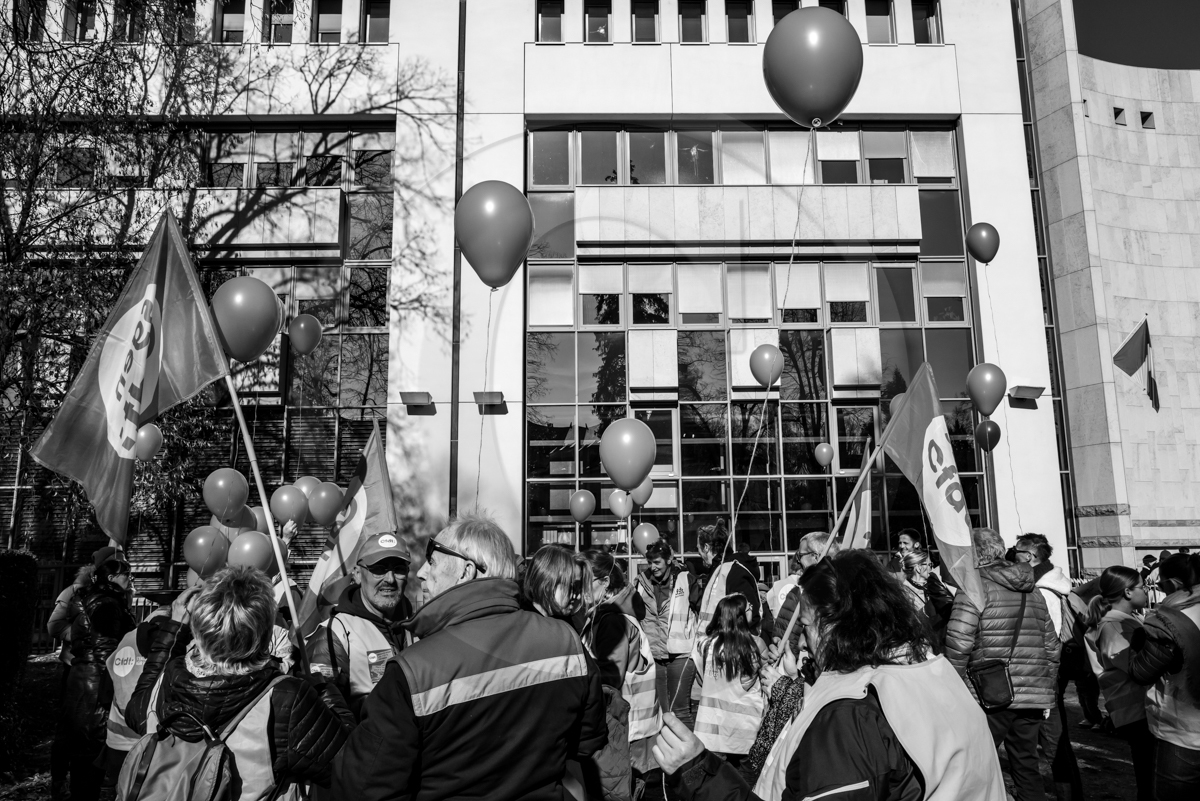 11 février 2023 : Manifestation contre la réforme des retraites à Gap (Hautes-Alpes) 11 février 2023 : Manifestation contre la réforme des retraites à Gap (Hautes-Alpes)