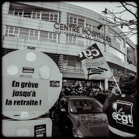 Manifestation à Gap le 10 décembre 2019.