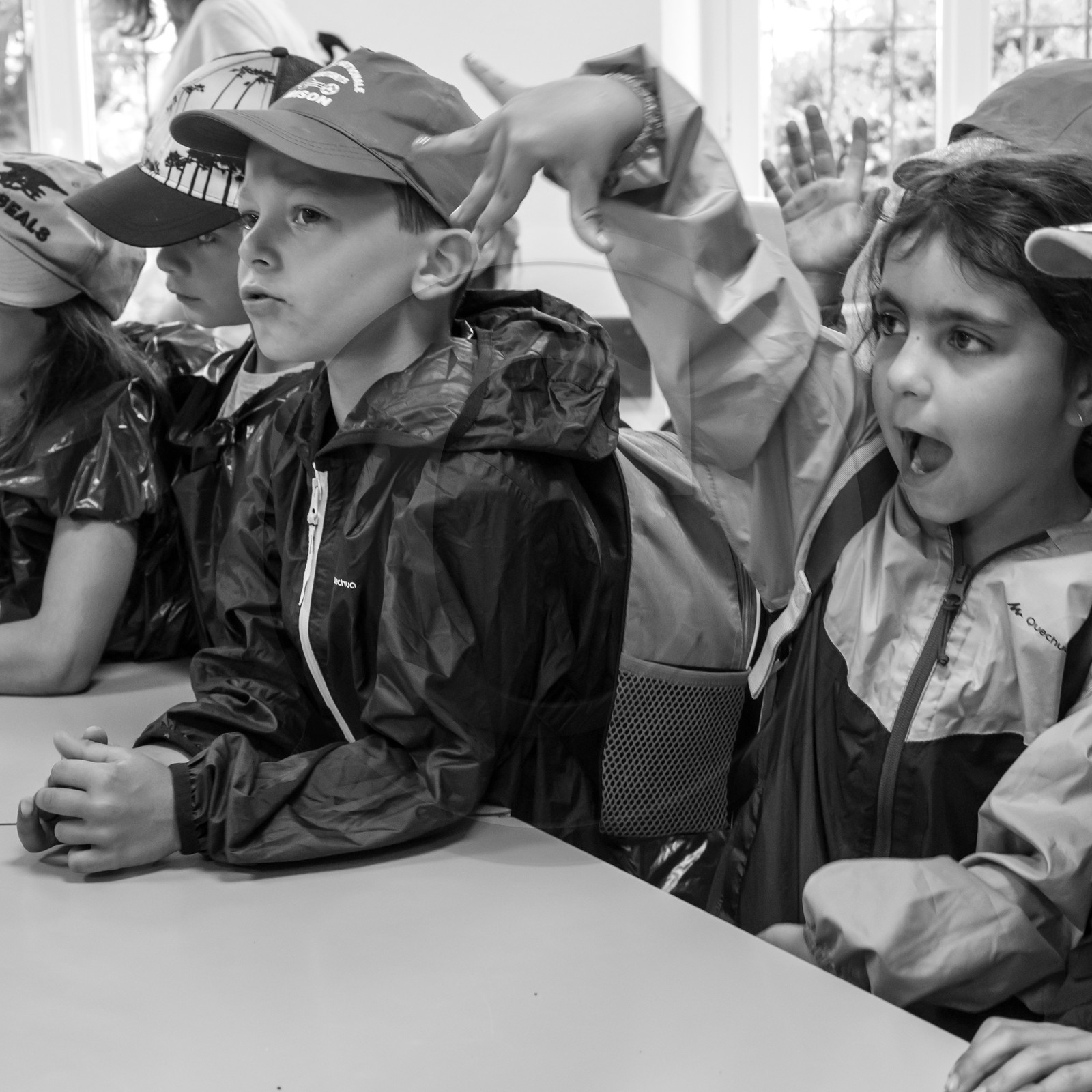 Avec l'école de Saint-Bonnet