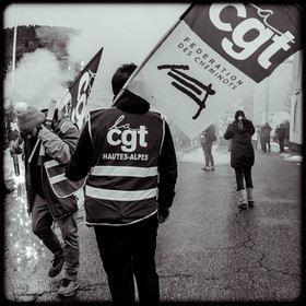 Manifestation à Gap le 17 décembre 2019