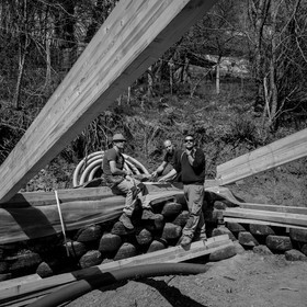 Permaculture - Construction d'une serre bioclimatique semi-enterrée