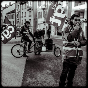 Manifestation à Gap le 12 décembre 2019.