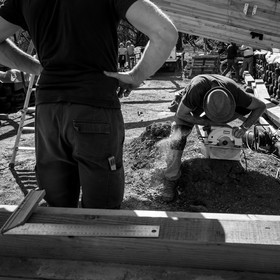 Permaculture - Construction d'une serre bioclimatique semi-enterrée