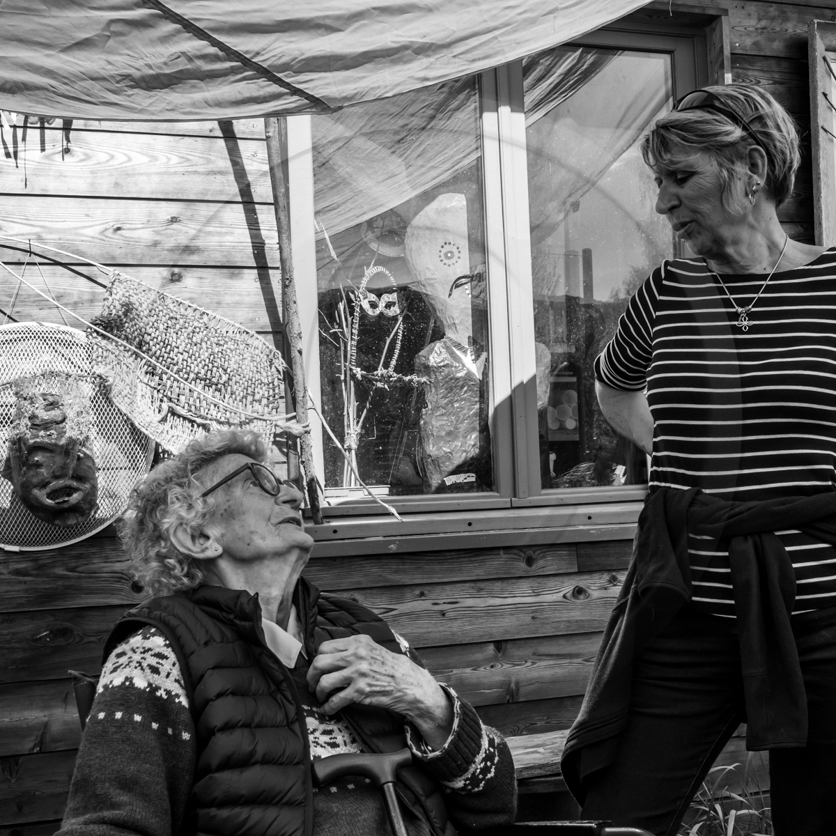 Atelier laine et promenade au jardin