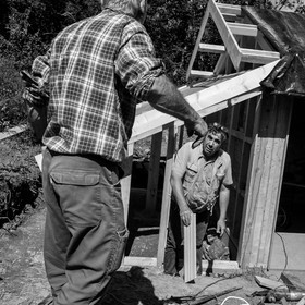 Construction d'une cabane