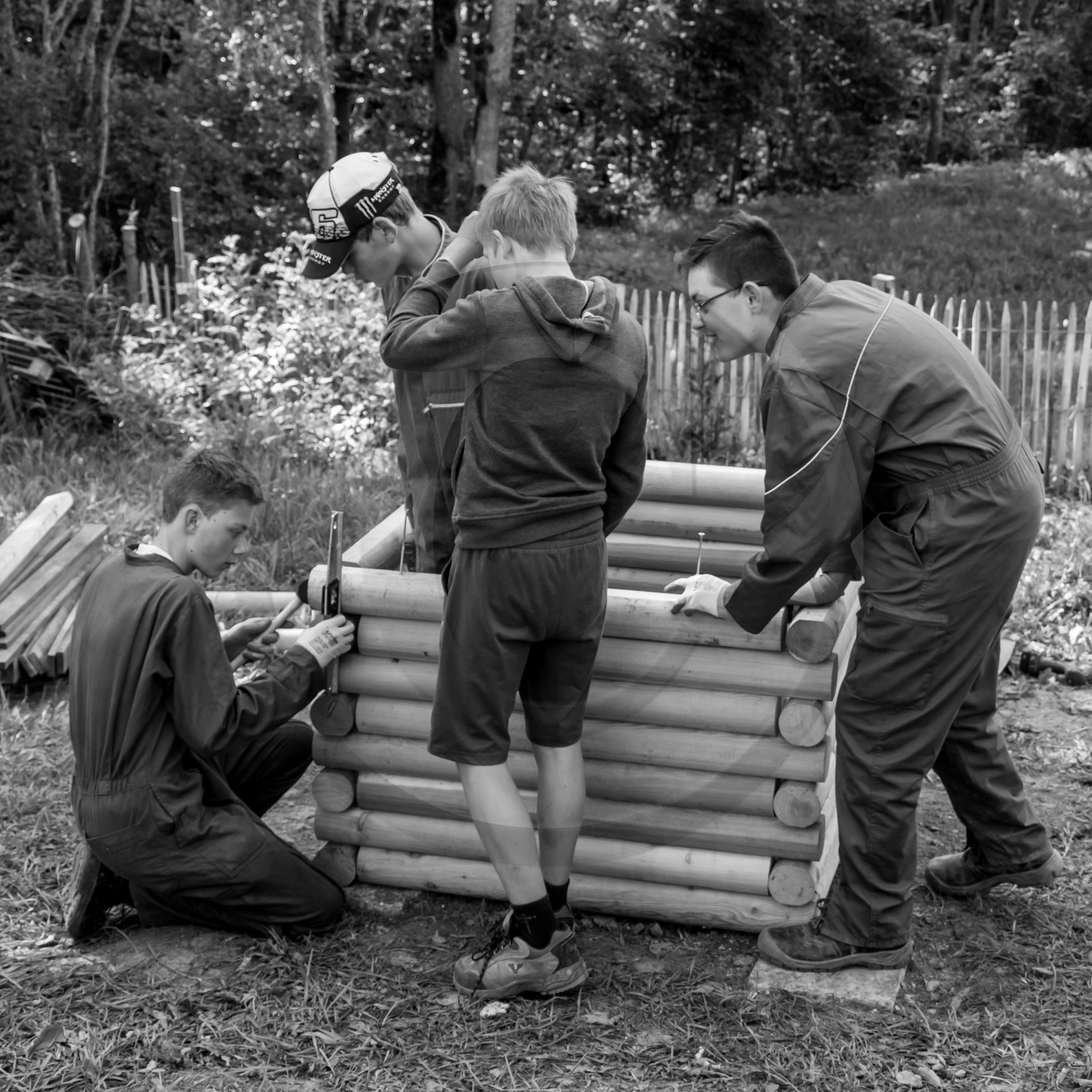 Construction de bacs surélevés