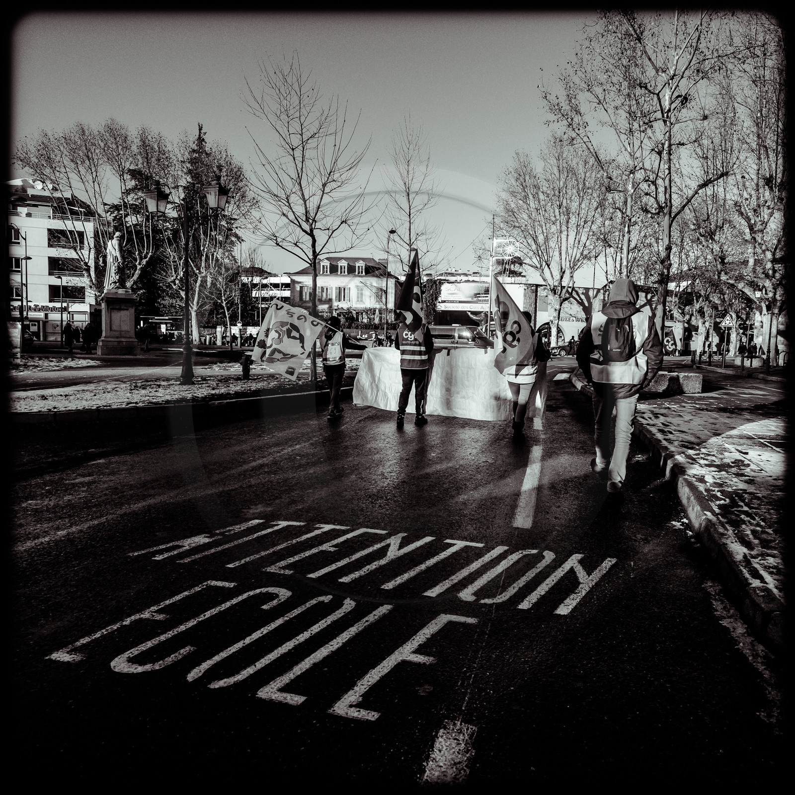 Manifestation à Gap le 12 décembre 2019.