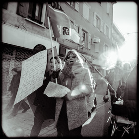 Manifestation à Gap le 10 décembre 2019.