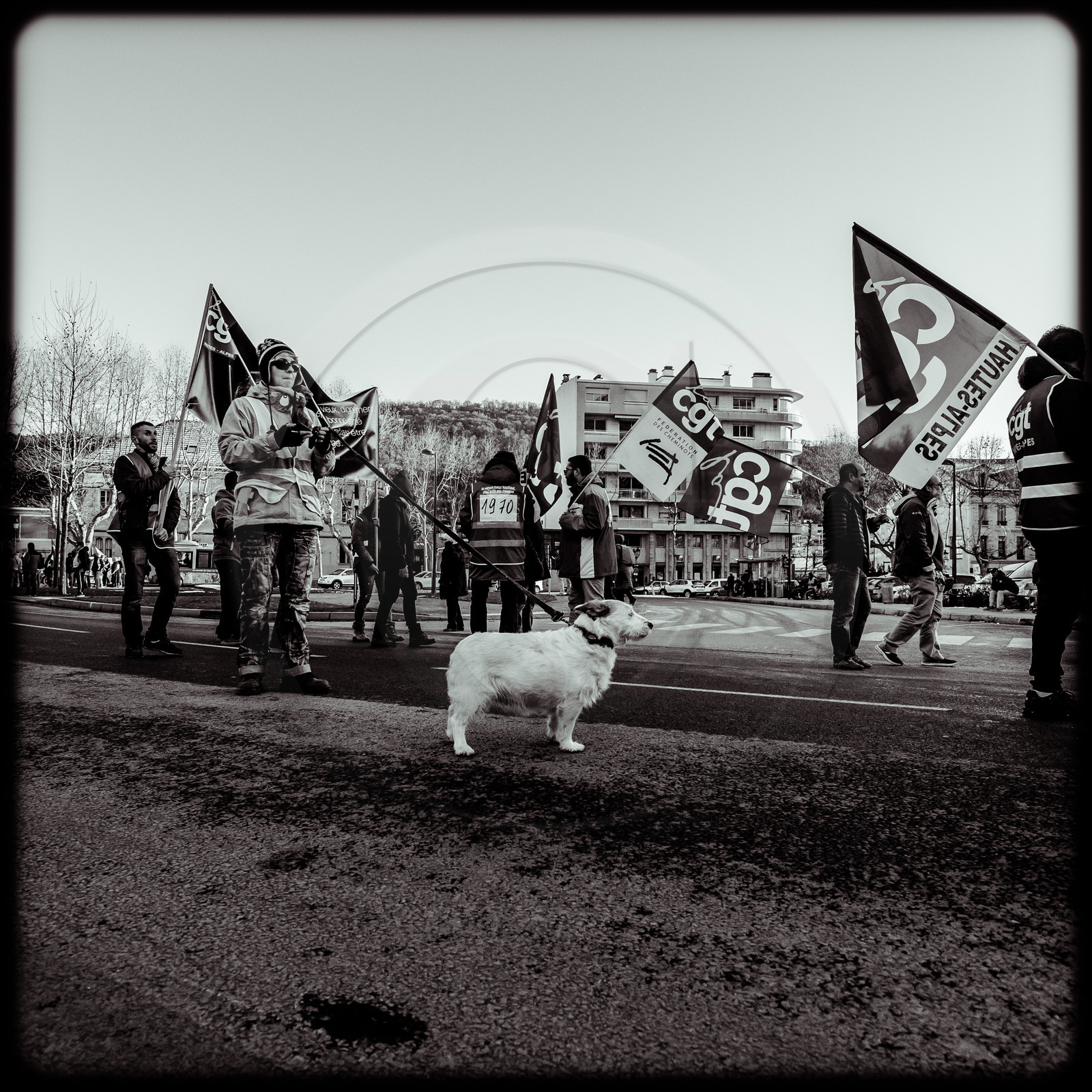 Manifestation à Gap le 12 décembre 2019.
