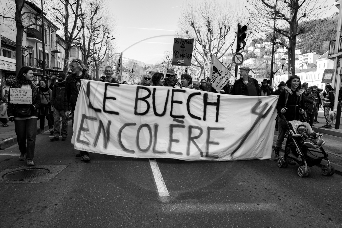 7 mars 2023 : Manifestation contre la réforme des retraites à Gap