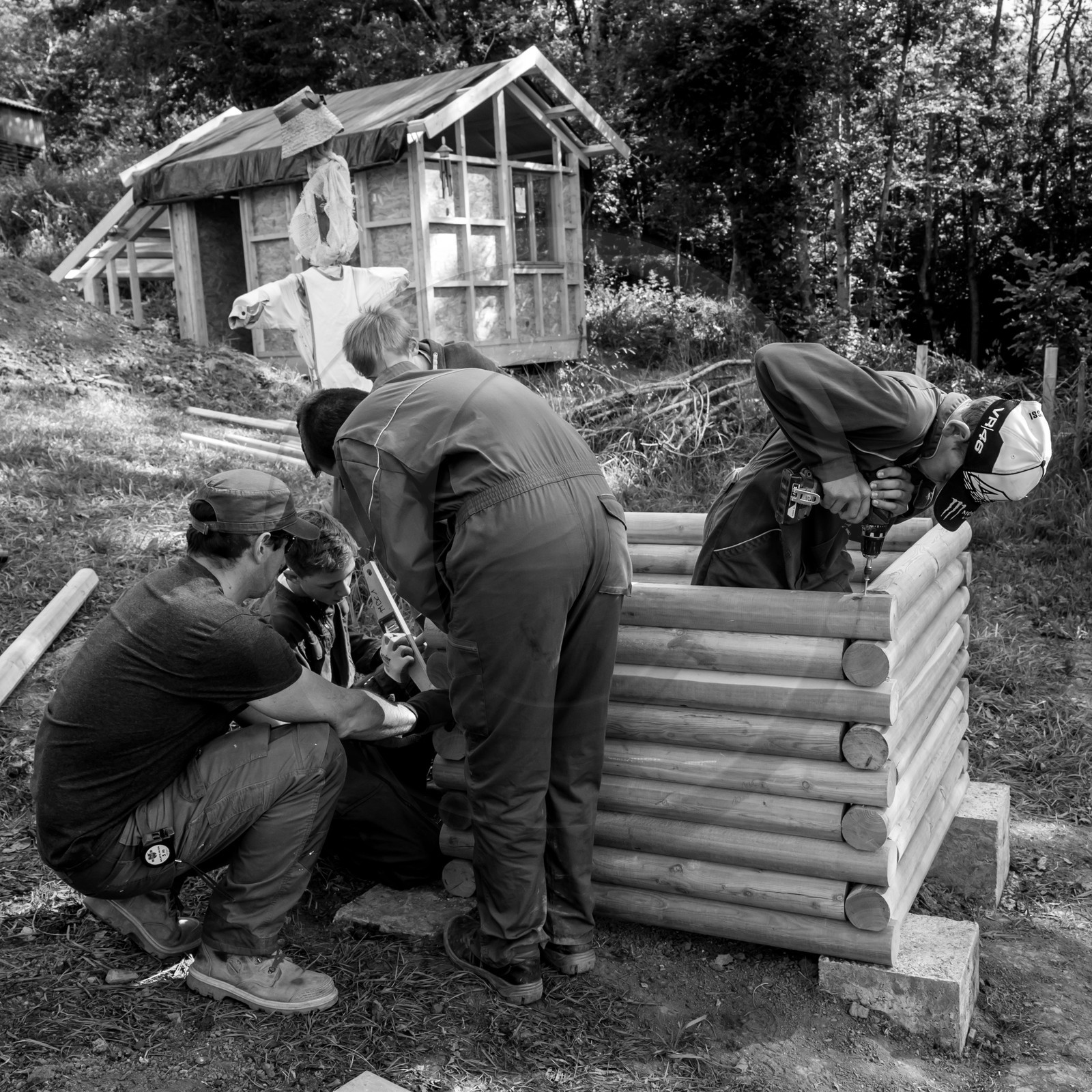Construction de bacs surélevés