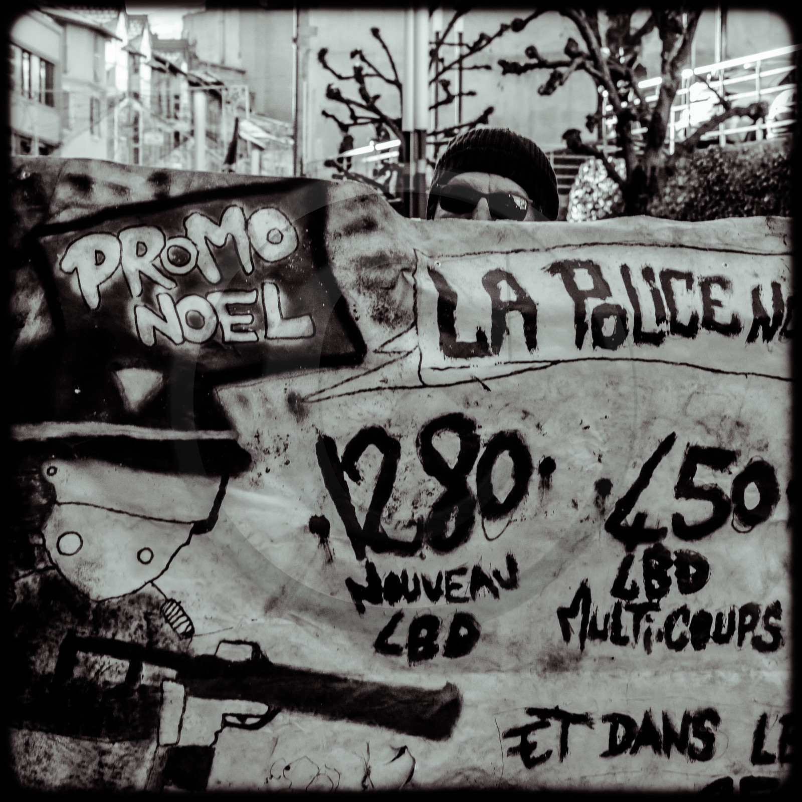 Manifestation à Gap le 12 décembre 2019.