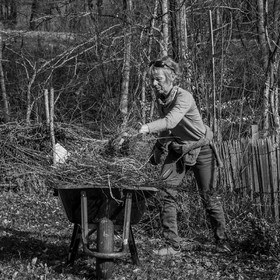 24 février 2021 : on taille, on prépare le jardin...