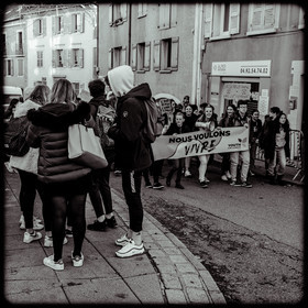 Les jeunes pour le climat - Youth for climate - Manifestation à Gap (Hautes-Alpes), le 29 11 19
