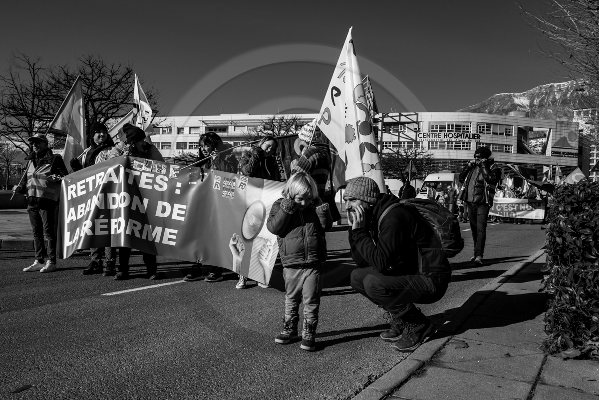 31 janvier 2023 : Manifestation contre la réforme des retraites. Plus de 4000 personnes dans les rues de Gap (Hautes-Alpes). 31 janvier 2023 : Manifestation contre la réforme des retraites. Plus de 4000 personnes dans les rues de Gap (Hautes-Alpes).