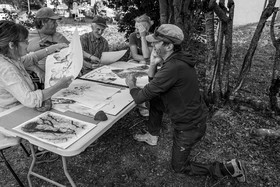 05 juillet 2023 : une cantine et des artistes