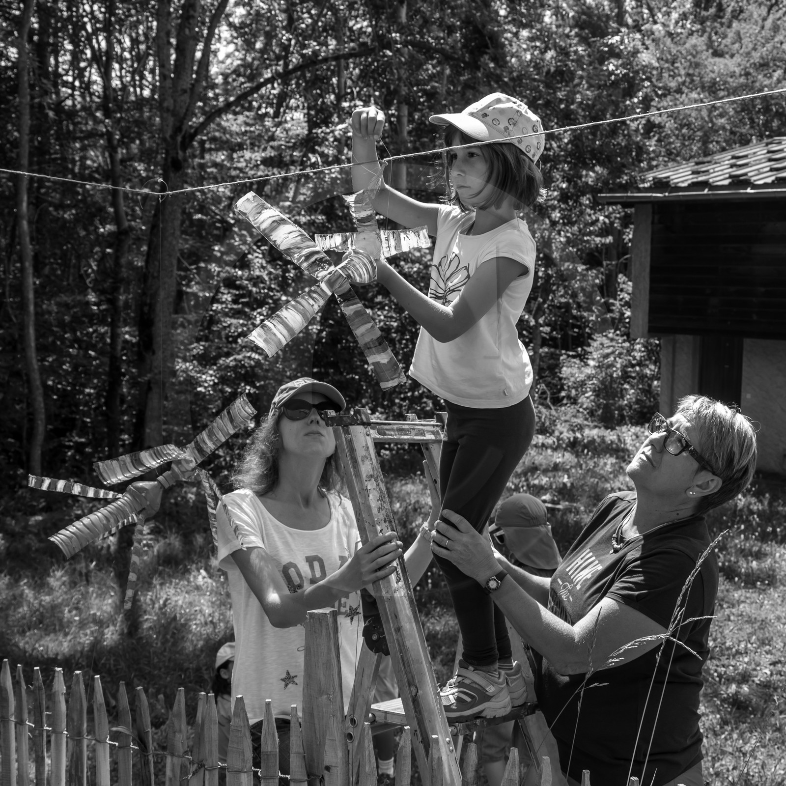 Avec l'école de Saint-Bonnet