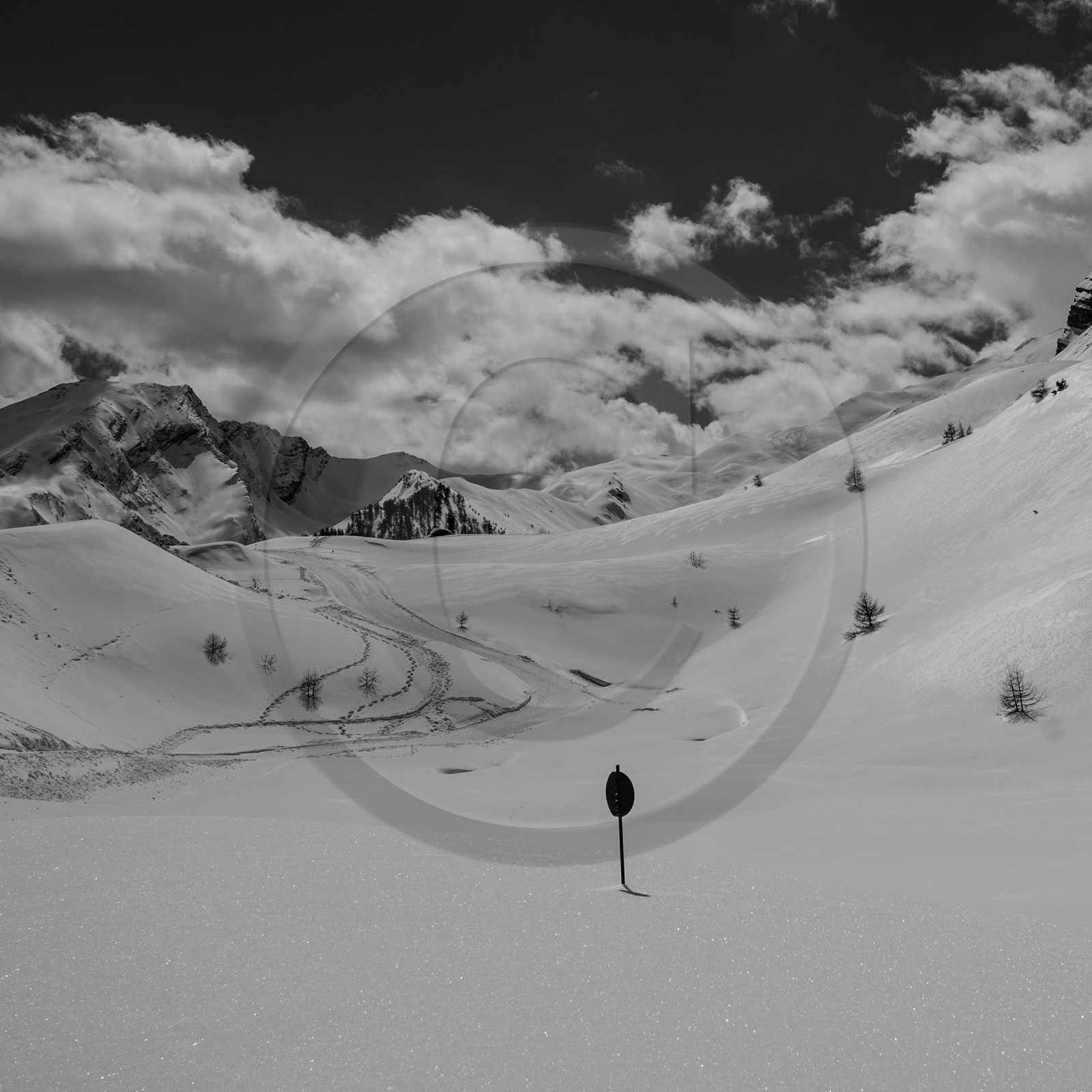 Neige au Col de Vars