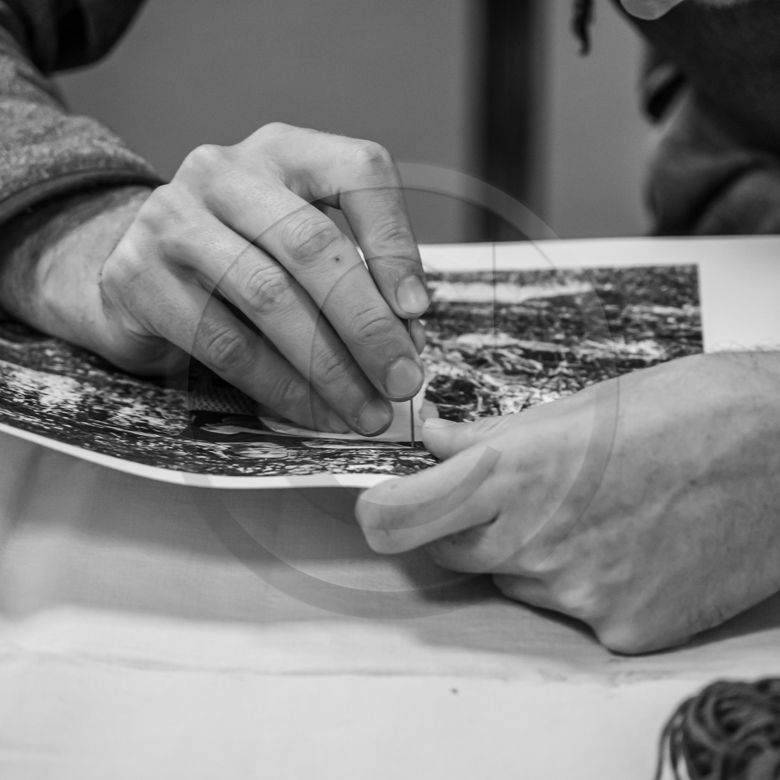 Broderies sur les photographies de Denis Lebioda, jeux, panneaux mon livre préféré, voyage en amérique latine de Claudine et Denis Meyer