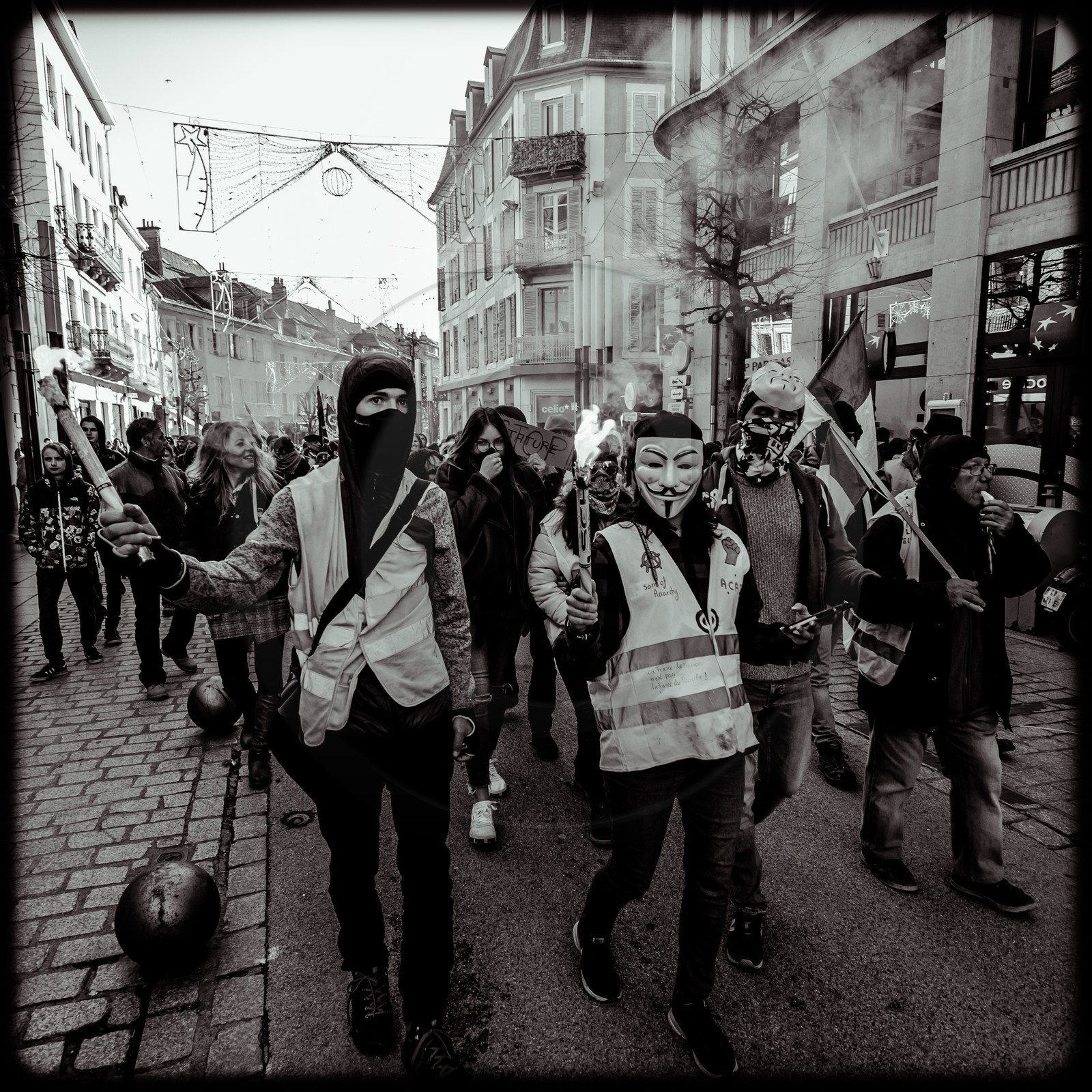 Manifestation à Gap le 10 décembre 2019.