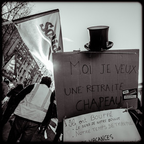 Manifestation à Gap le 10 décembre 2019.