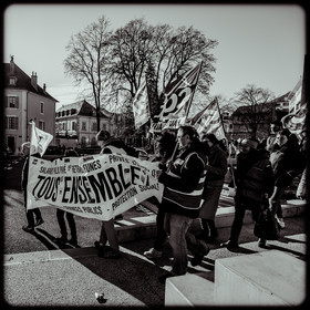 Manifestation à Gap le 10 décembre 2019.