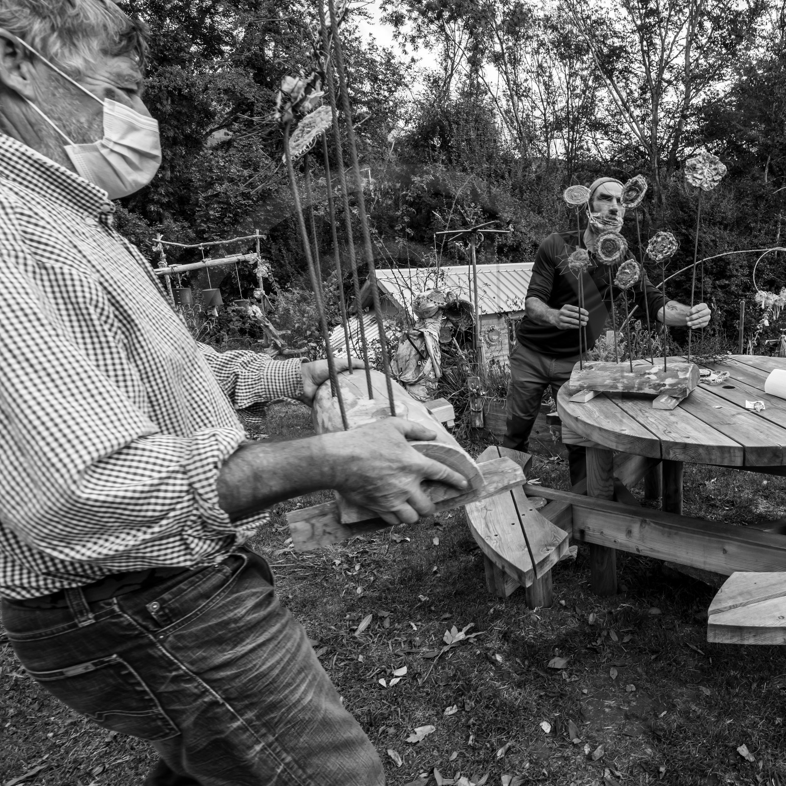 Fabrication de tournesols