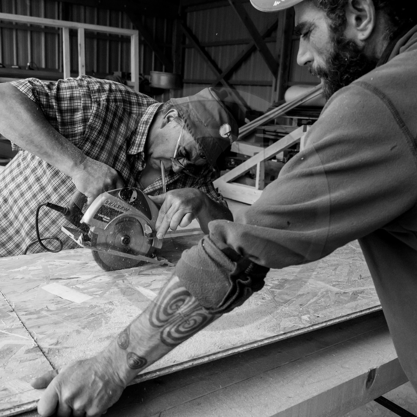 Construction d'une cabane Construction d'une cabane