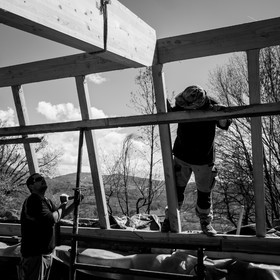 Permaculture - Construction d'une serre bioclimatique semi-enterrée