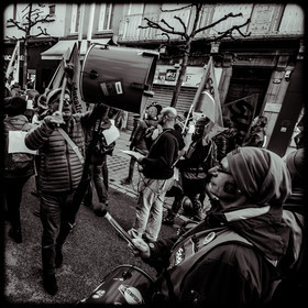 Manifestation à Gap le 12 décembre 2019.