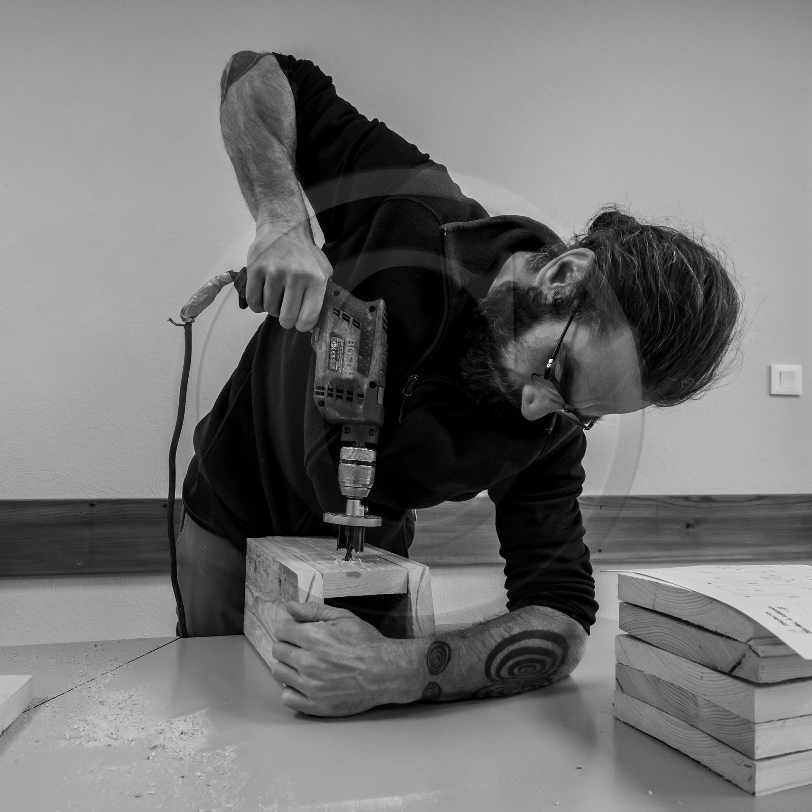 09 janvier 2019 : la fabrication des nichoirs