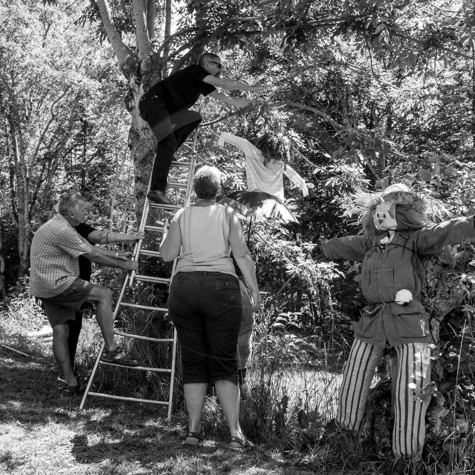 05 juillet 2017 - Installation épouvantails